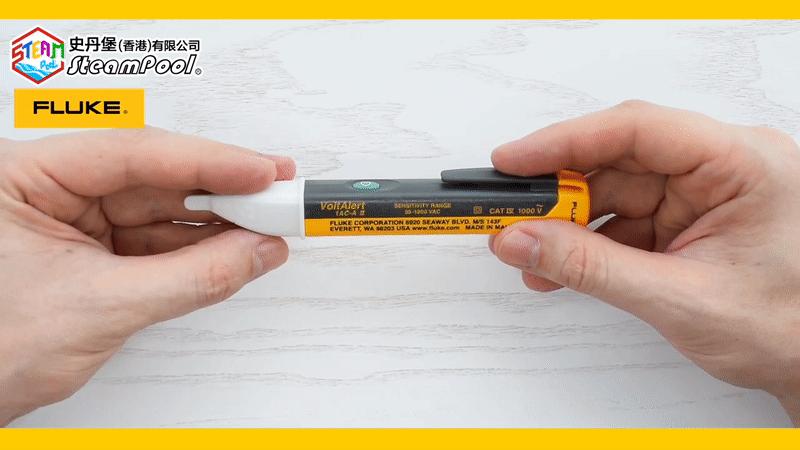 福祿克 Fluke Non Contact Voltage Tester 探電他筆 Fluke 1AV Fluke 2AC,5分鐘自動關機,閒置時有雙閃指示,隨時備用探電,這就是FLUKE的Voltbeat,高效使用,節省能源