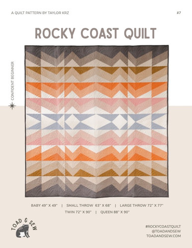 Rocky Coast Quilt Pattern | Full Moon Fabric Co