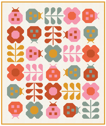 Hello Spring Fabric Collection Hello Spring Quilt Kit 1 | Full Moon Fabric Co