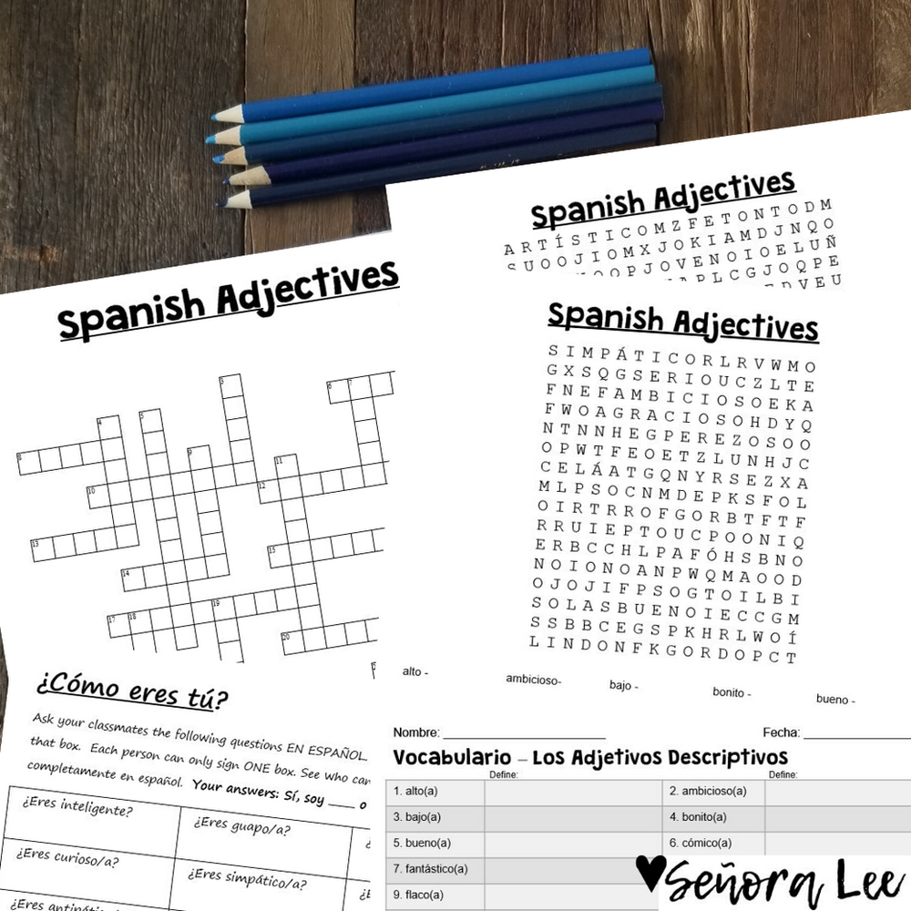 Get Ready For A Test Say Crossword Must-Have Resources for Spanish Class