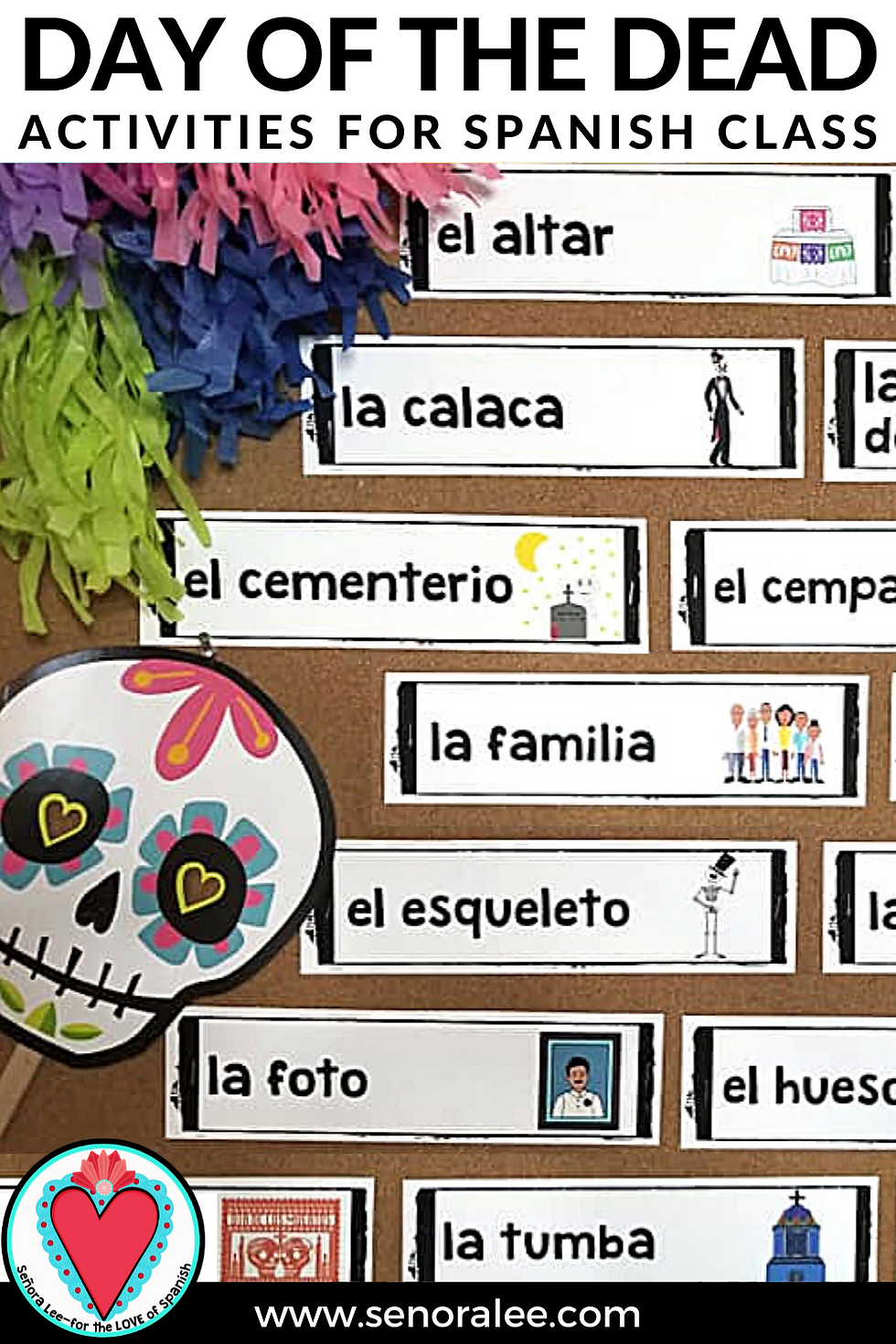 Day of the Dead Activities for Spanish Class