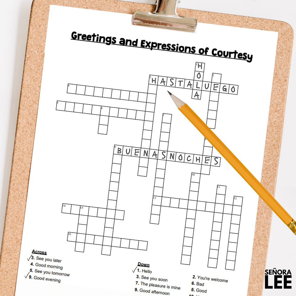 12 Reasons to Love Using Crossword Puzzles in Spanish Class