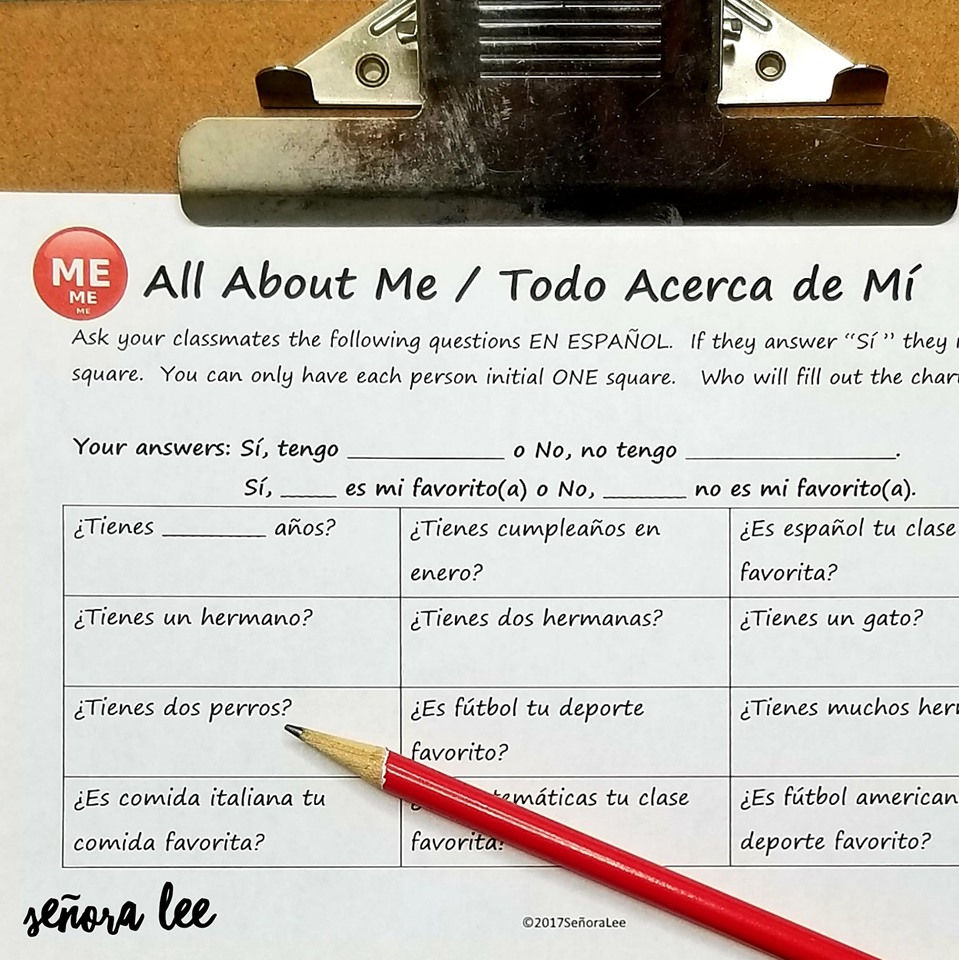 Five Get-to-Know-You Activities for Spanish Class