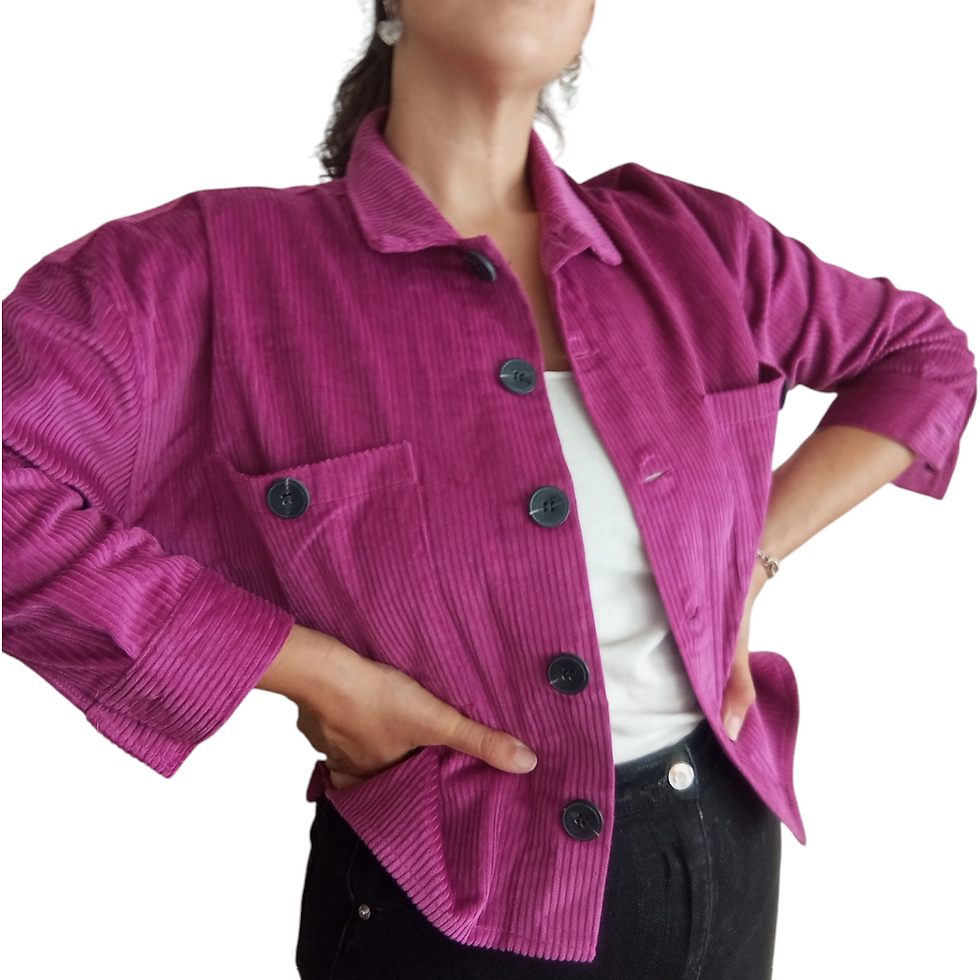 Miniatura: Sobrecamisa de pana Kloe 