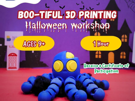 3D Printing Halloween Workshop for Kids
