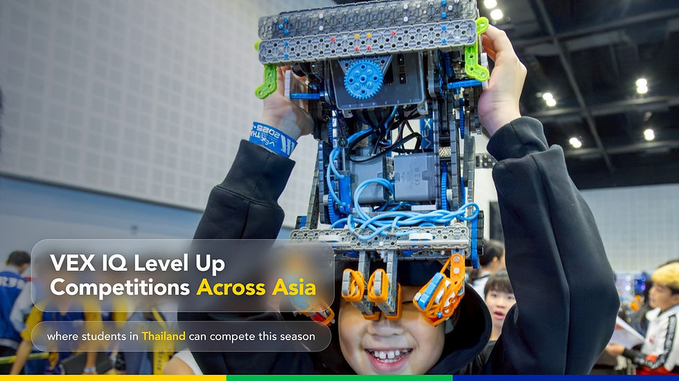 VEX IQ Competitions Open to Teams from Thailand: The 2026–2027 "Level Up" Season Guide