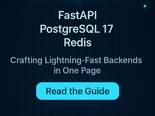 FastAPI+PostgreeSQL+Redis