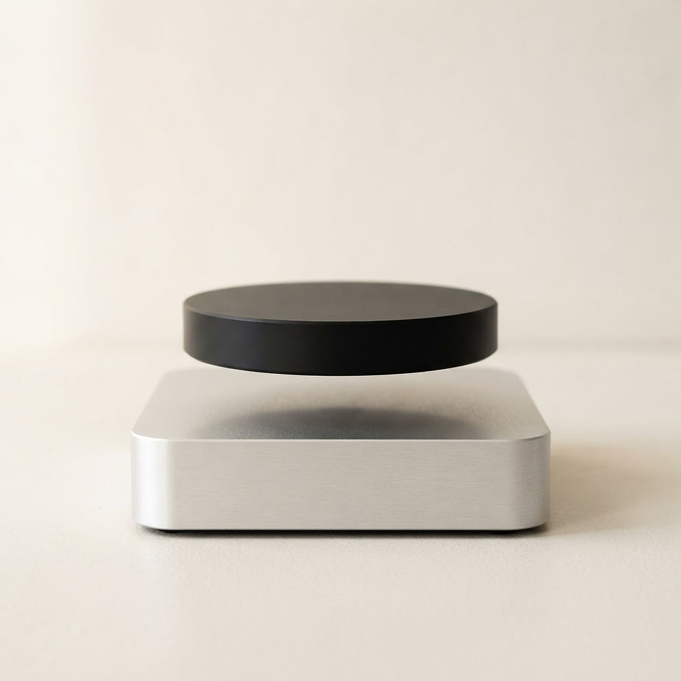 Beam Levitating Display Stand