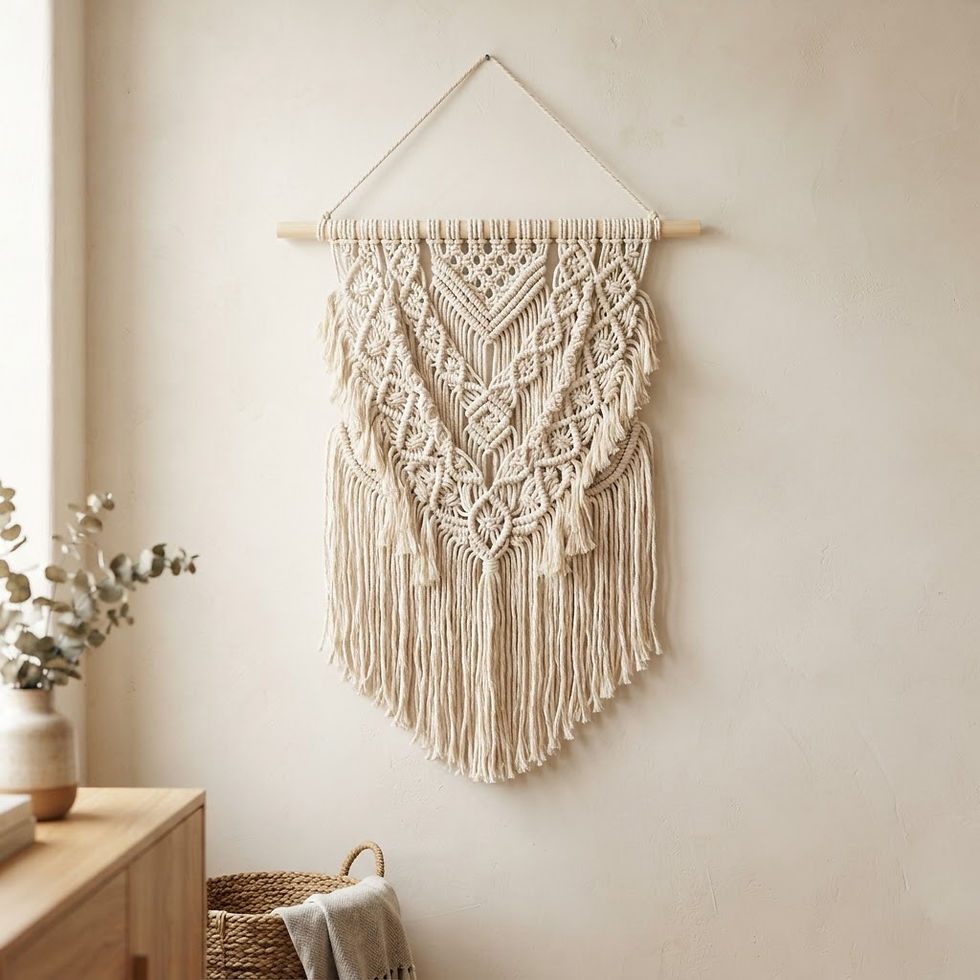 Boho Macrame Wall Hanging