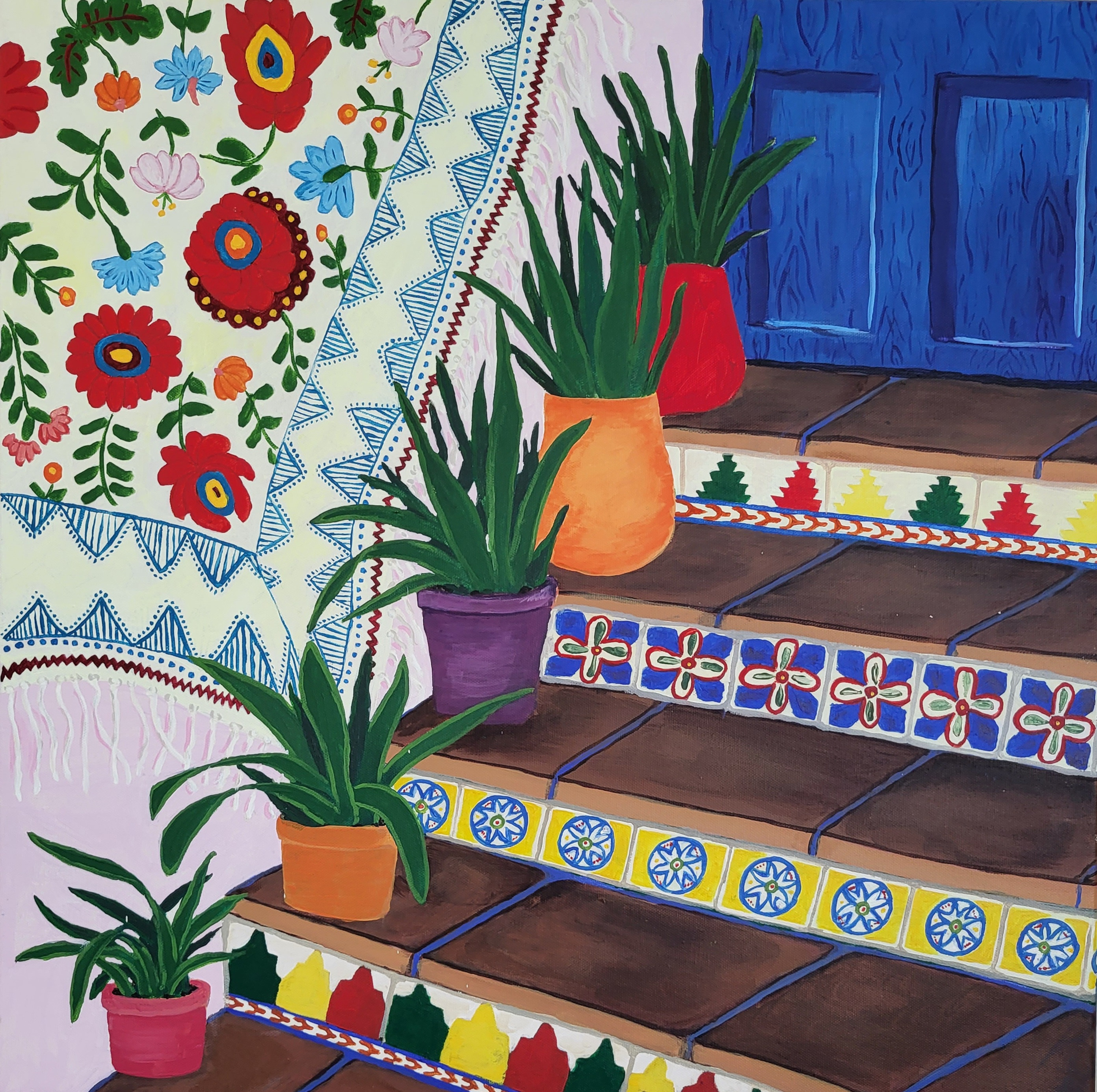 Tiled Steps Print