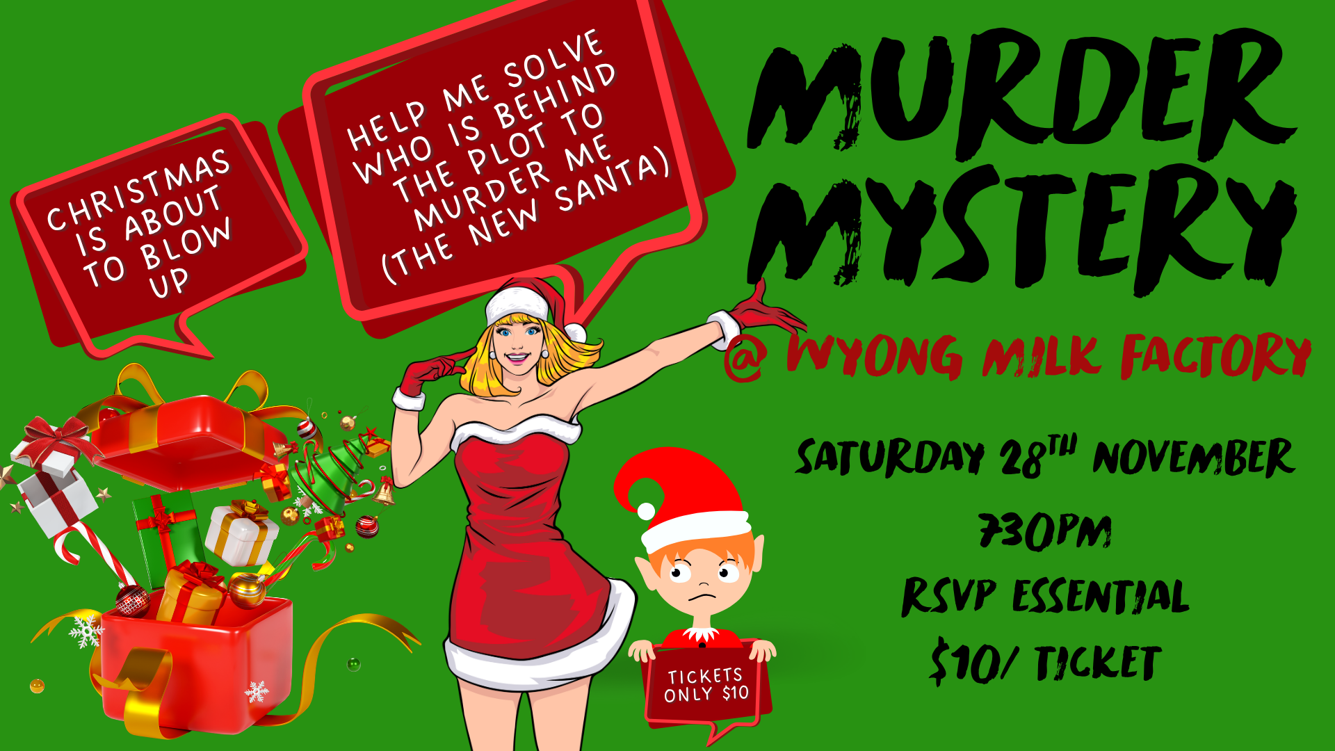 Murder Mystery Night | Christmas Capers