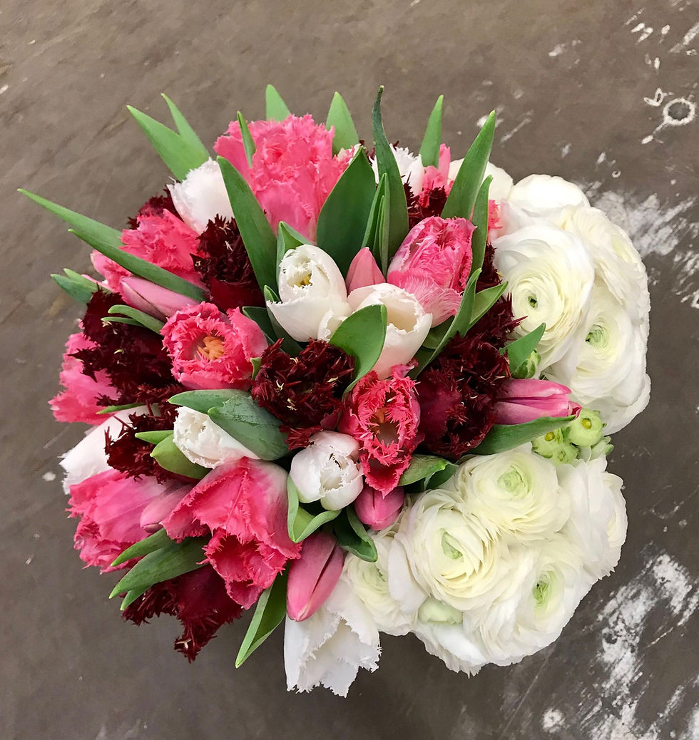 Thumbnail: Spring Blooms--Ranunculus and Tulips