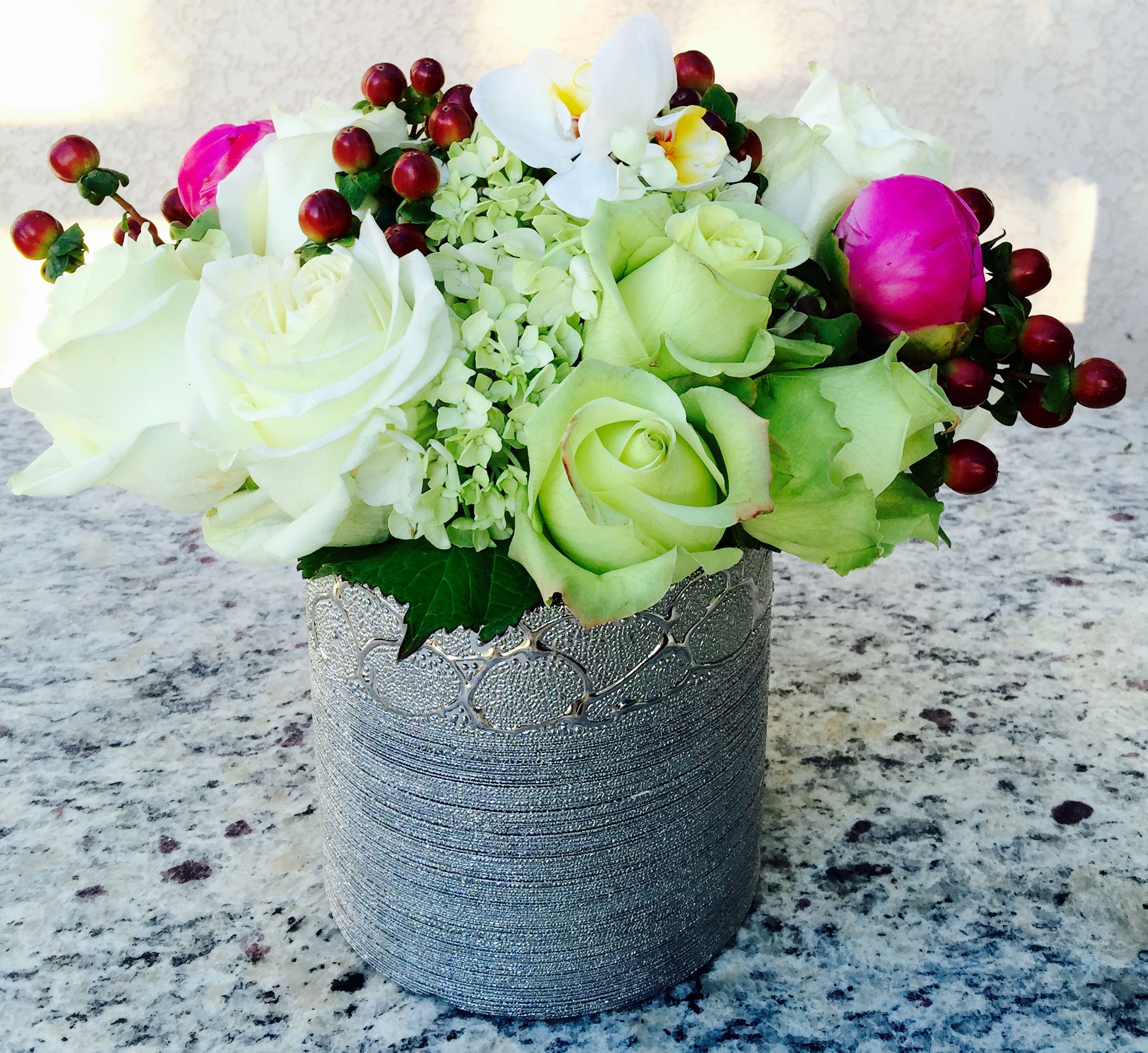 Peonies, Roses, Hydrangeas and Orchids