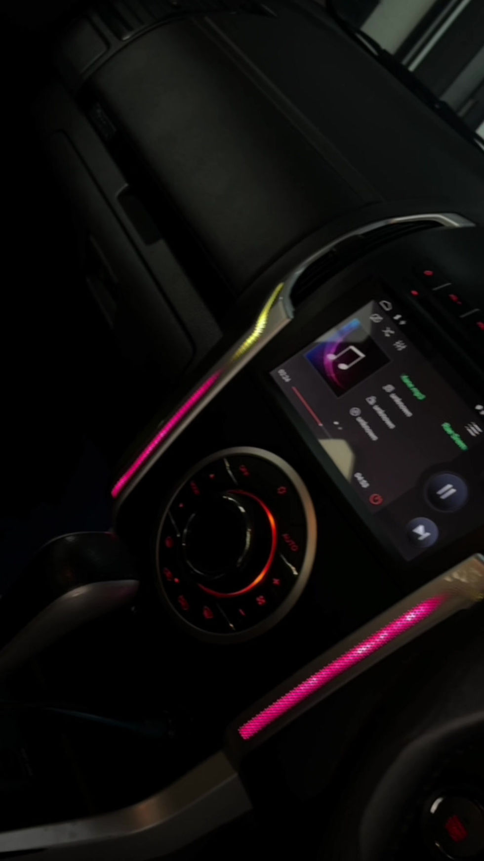 Thumbnail: Isuzu Dmax 2014–2018 piano ambient light interior lighting upgrade installed by LAHBA Puchong Malaysia