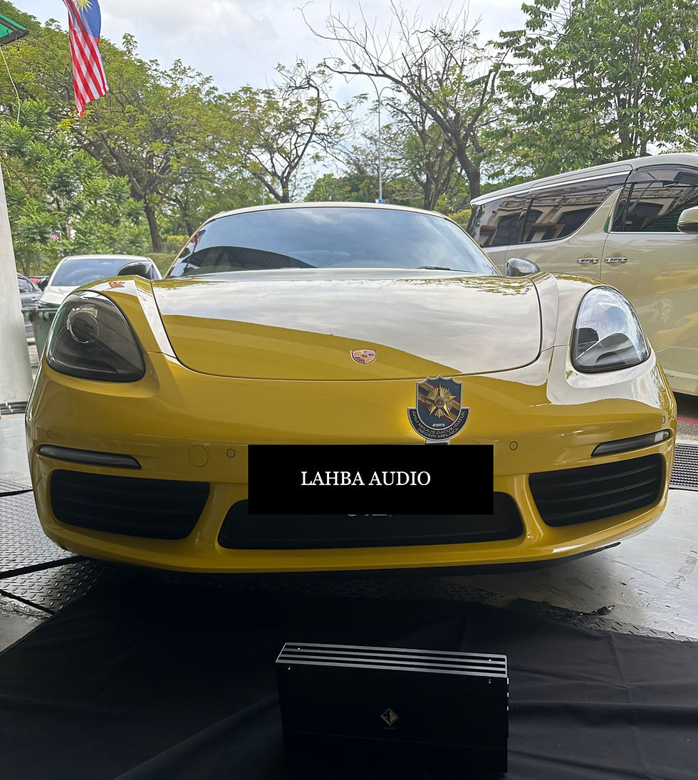 Porsche Cayman 718 (Source: LAHBA Puchong)