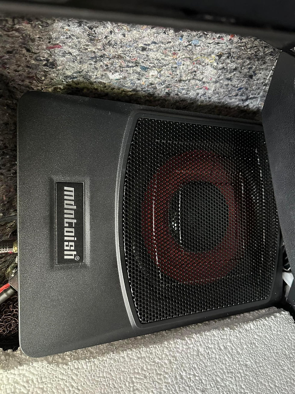 Underseat Woofer in Toyota Alphard 40