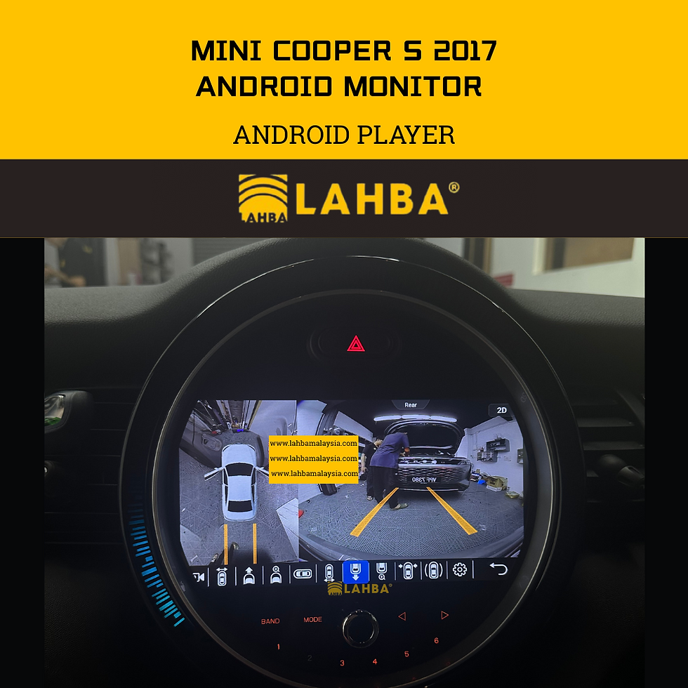 Thumbnail: Upgrade your Mini Cooper S with an OEM player head unit installed by LAHBA Puchong Malaysia featuring improved display, smart
