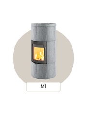 Poêle à bois Lotus M1 élégant et performant.