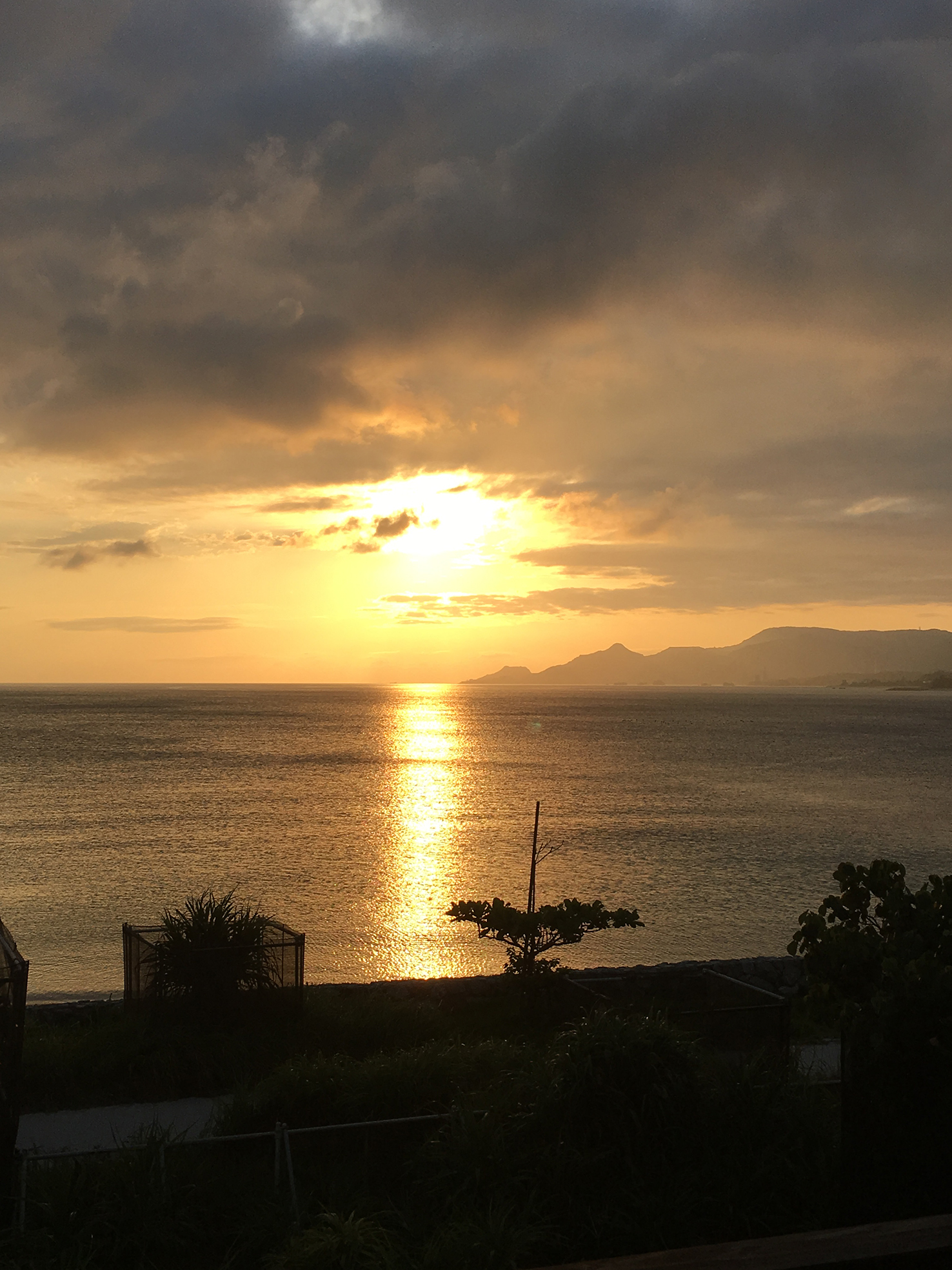 名護湾からのSUNSET