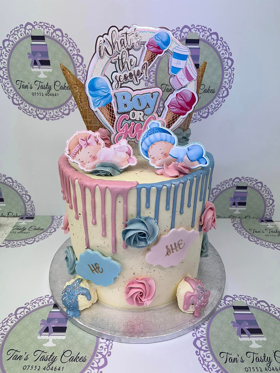 Gender Reveal Cakes