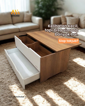 Meja Tamu Multifungsi