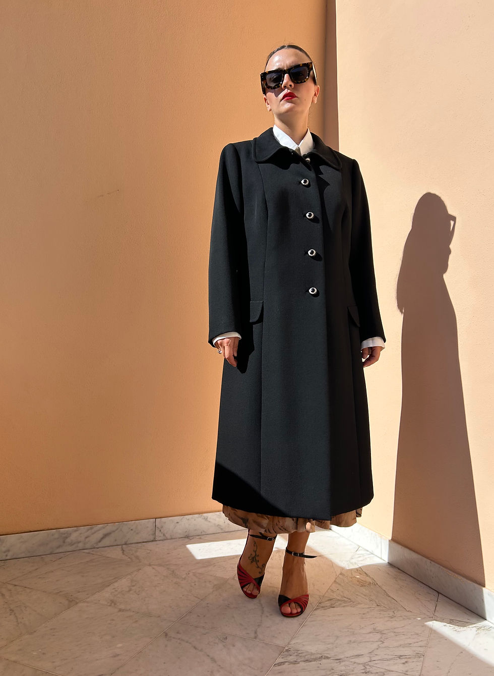 Miniatura: Cappotto sartoriale nero 1960