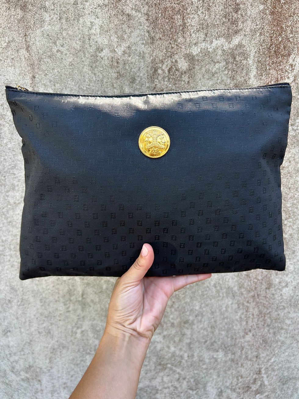 Miniatura: Pochette Fendi Giano Bifronte 