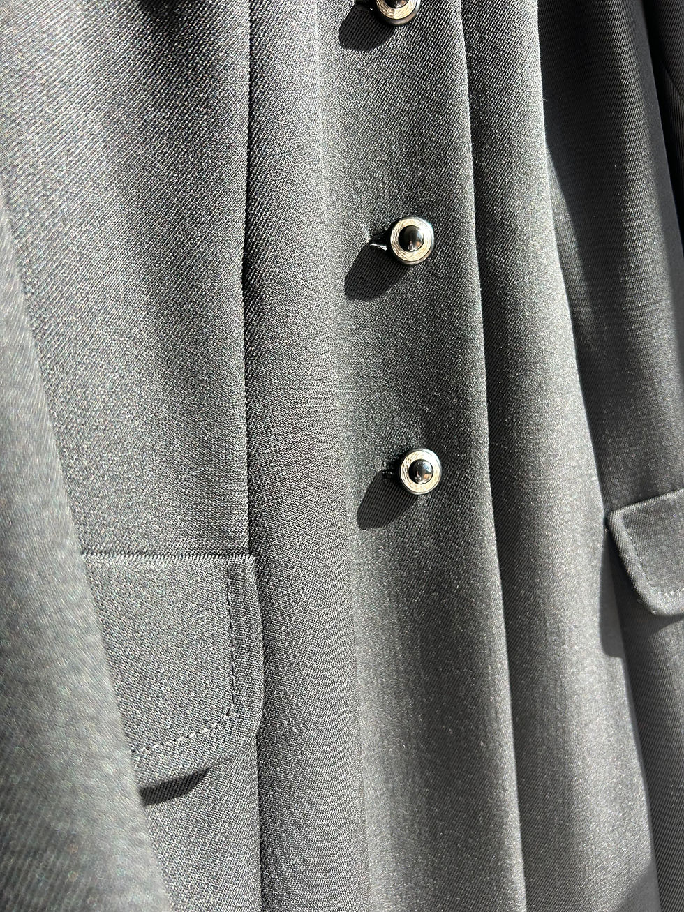 Miniatura: Cappotto sartoriale nero 1960