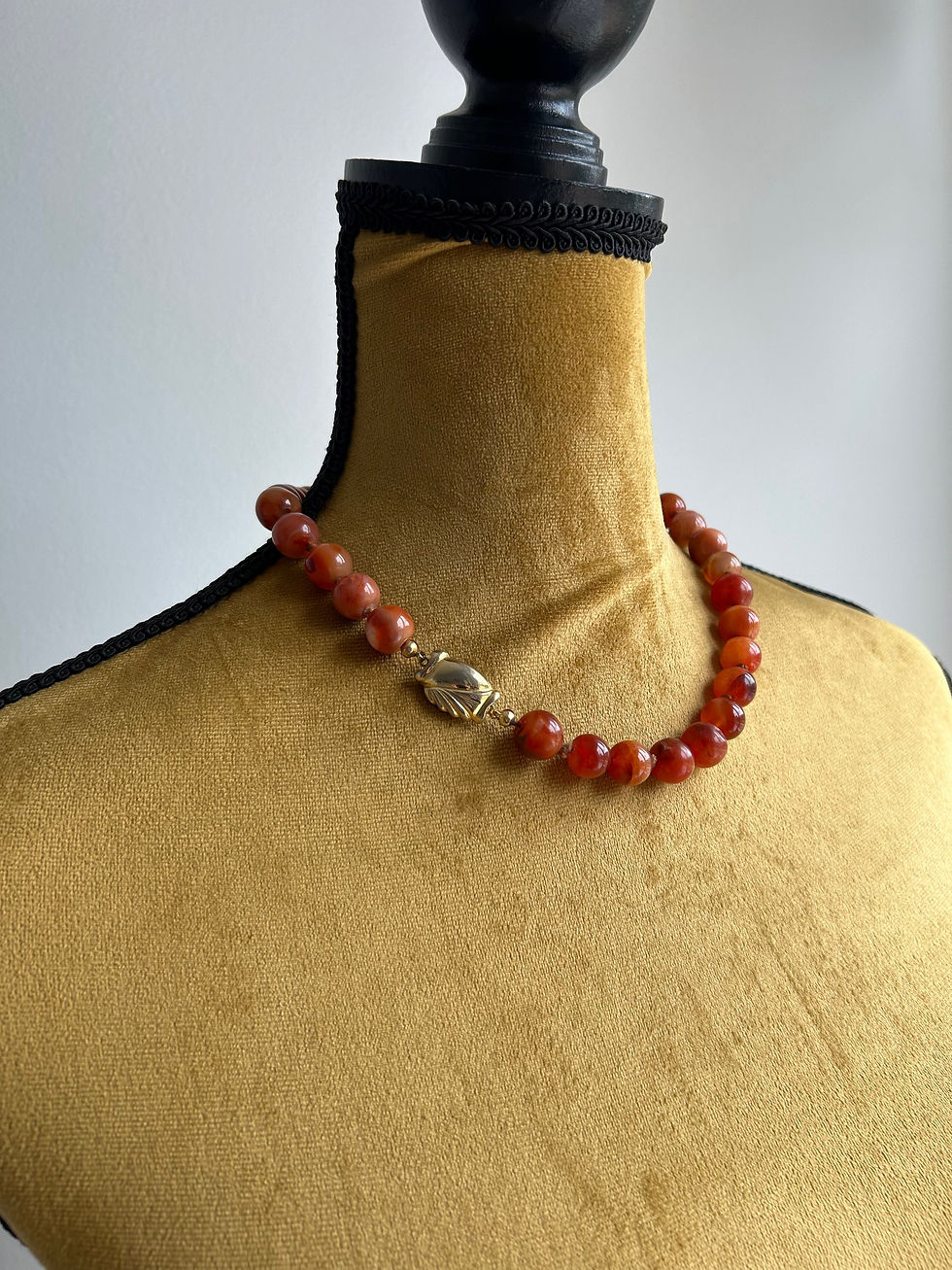 Miniatura: Collana corniola 1970