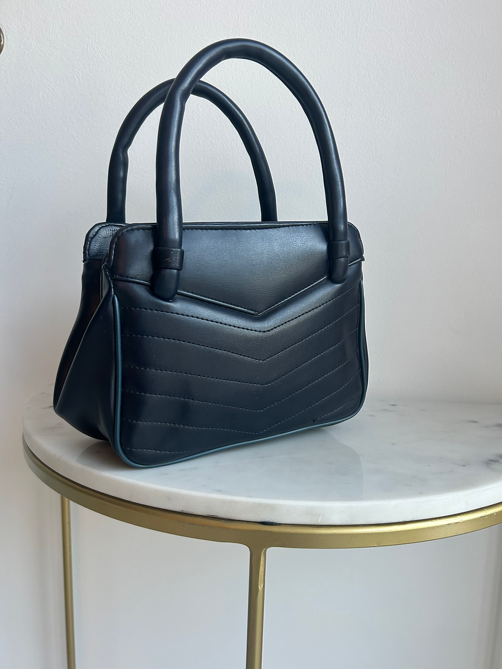 Miniatura: Borsa a mano pelle blu 