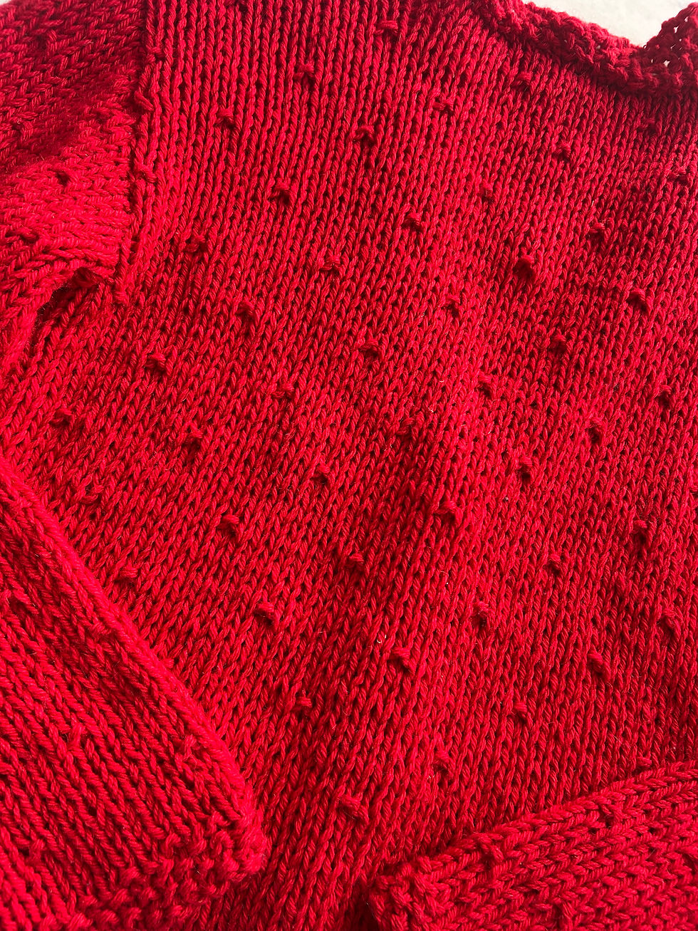Miniatura: Maglione lana fatto a mano 