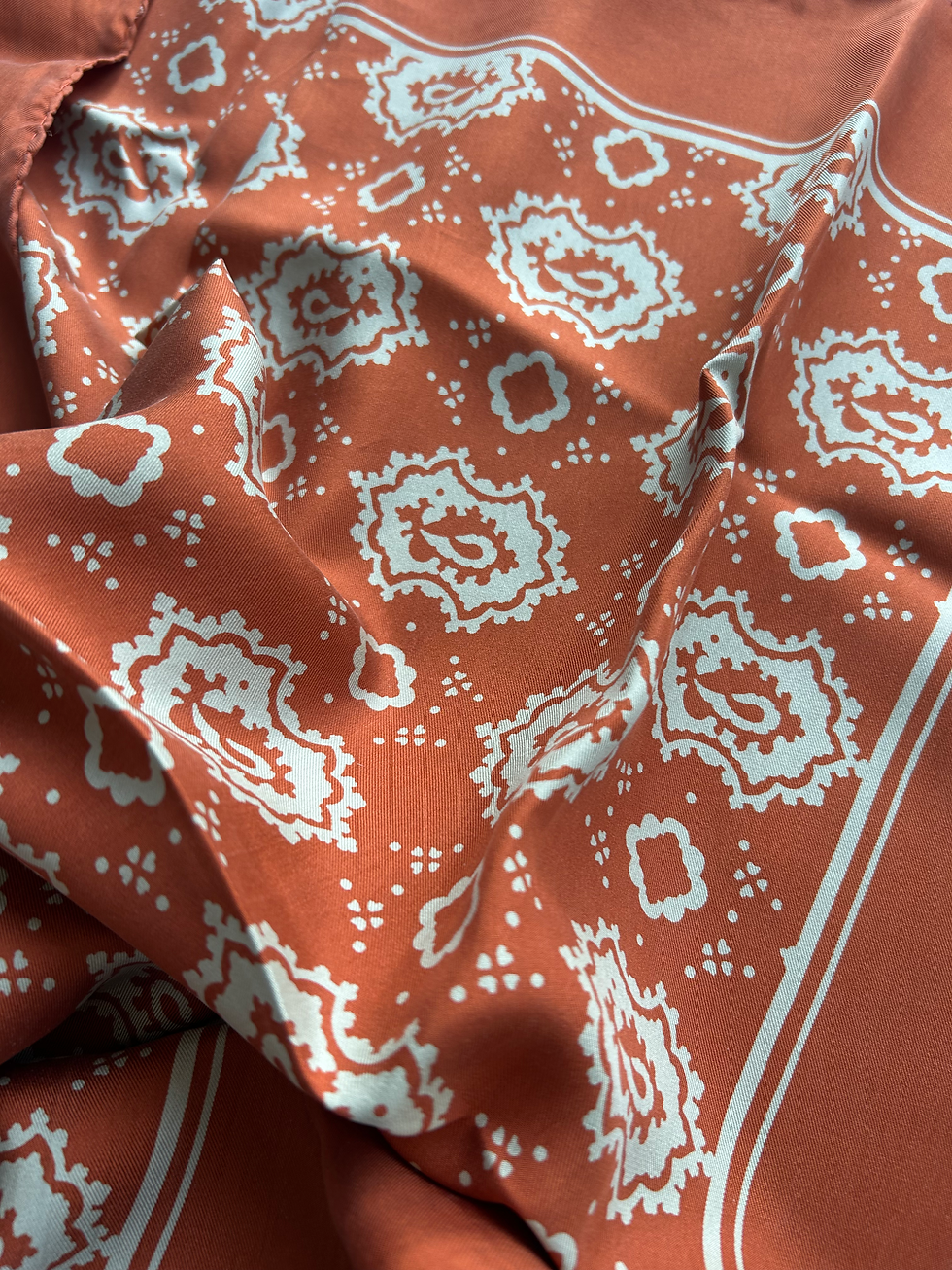 Miniatura: Foulard mattone 1970