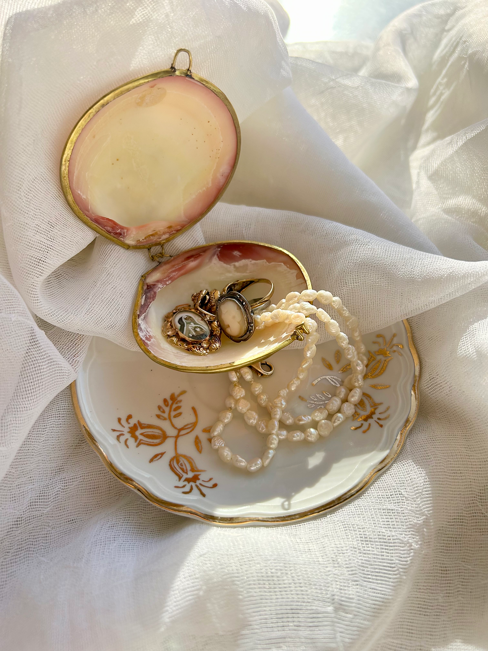 Miniatura: Portagioie conchiglia 