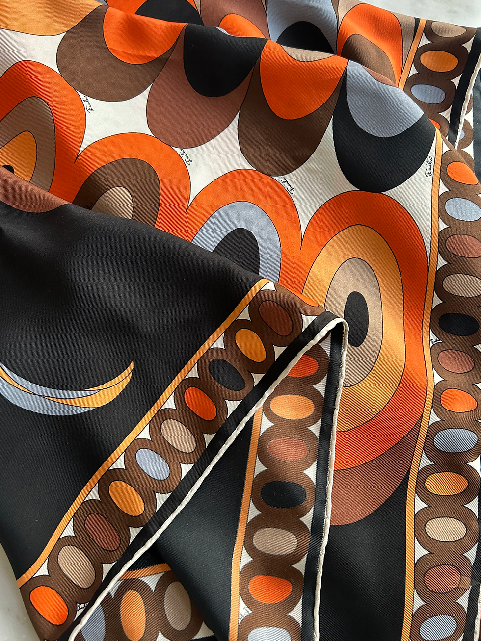Miniatura: Foulard seta Emilio Pucci 