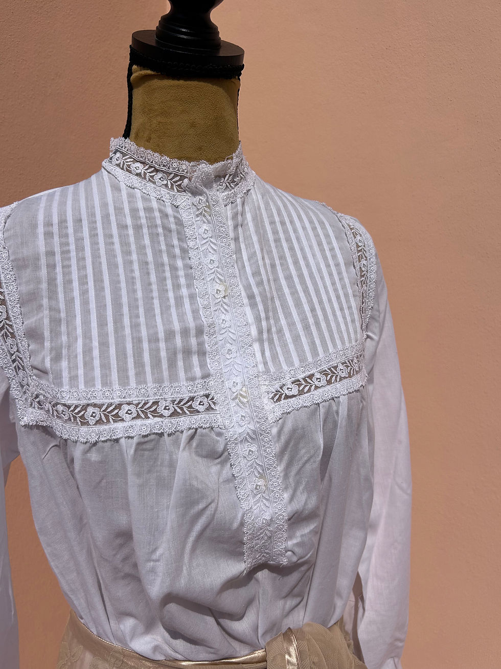 Miniatura: Sottoveste cotone e pizzo 