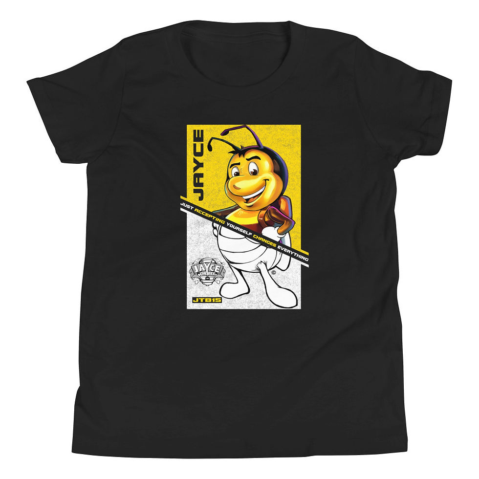 JAYCE THE BEE: JTB15 Youth Short Sleeve T-Shirt