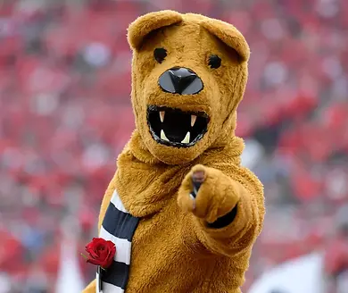 Nittany Lion Pointing
