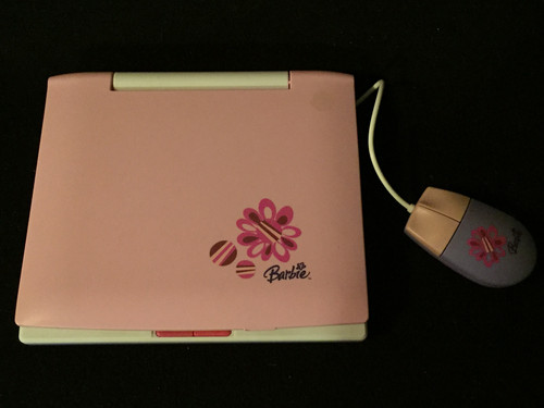 Mattel Barbie B-Book Toy Laptop with Mouse E/S | kidsheaveninlisle