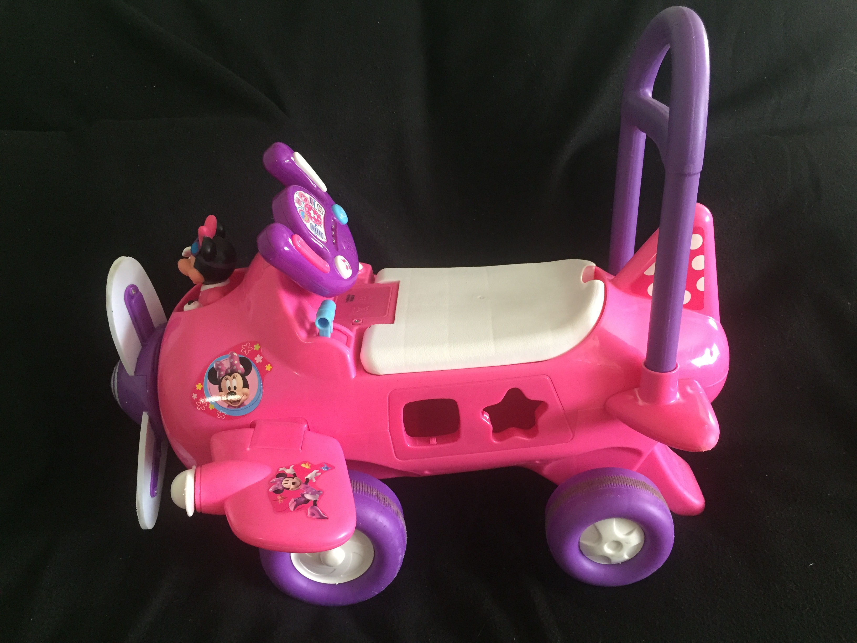 Disney Minnie Plane Ride-On Toy