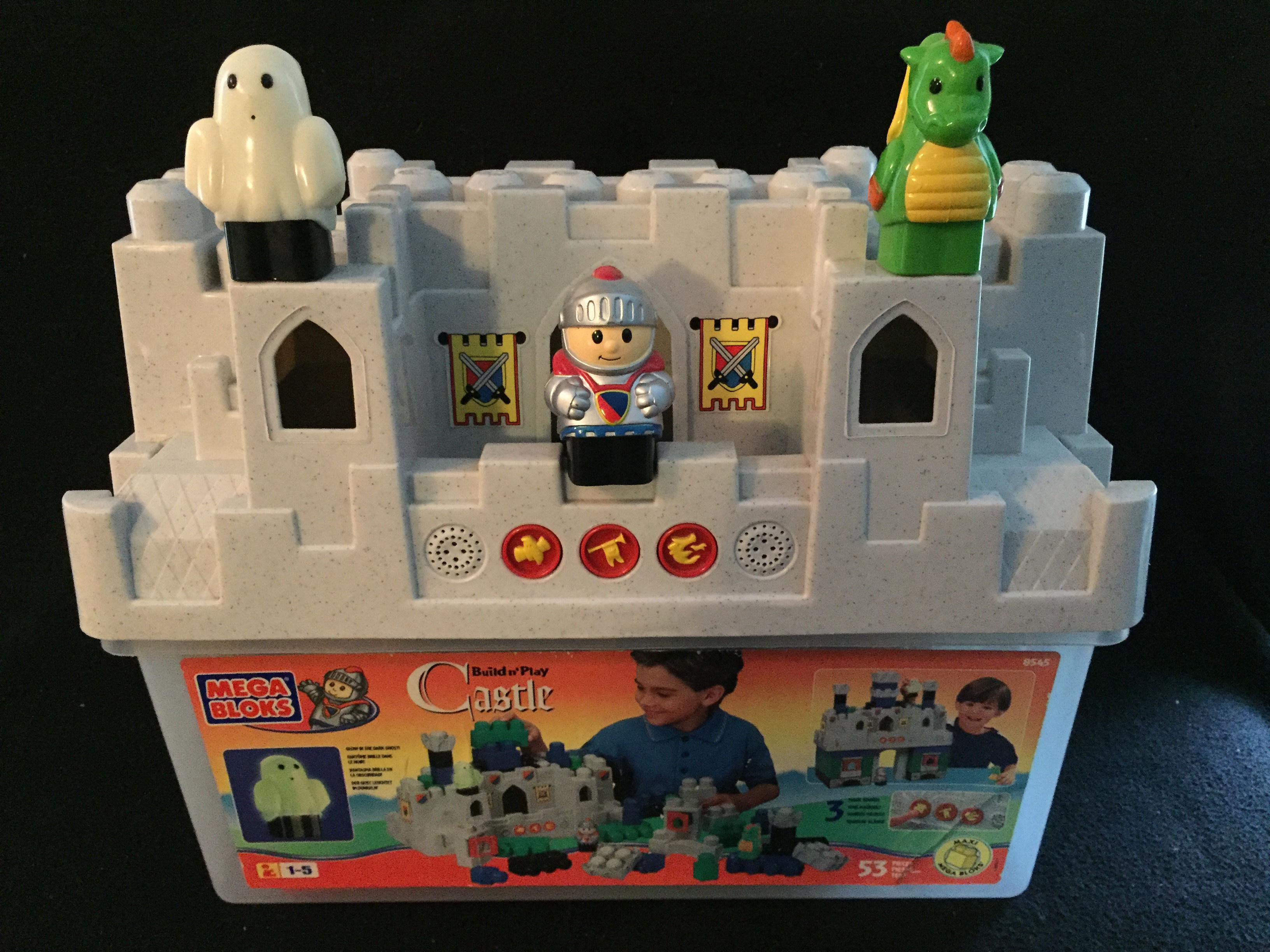 Mega Bloks Build n' Play Castle with magic sounds
