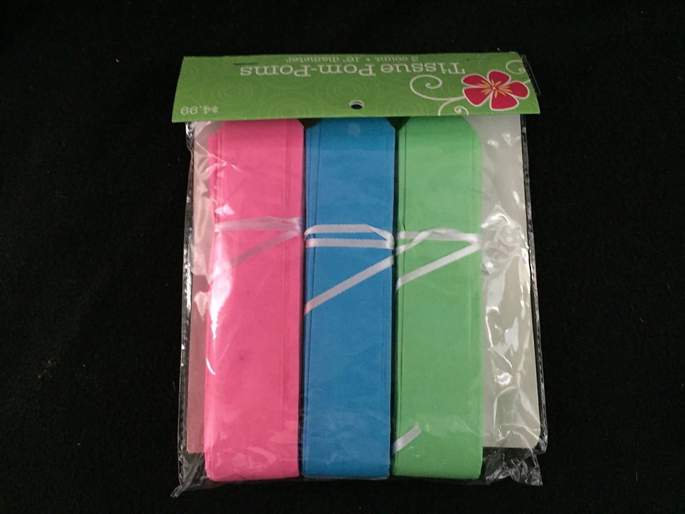 Thumbnail: Tissue Pom-Poms 3ct  *NEW