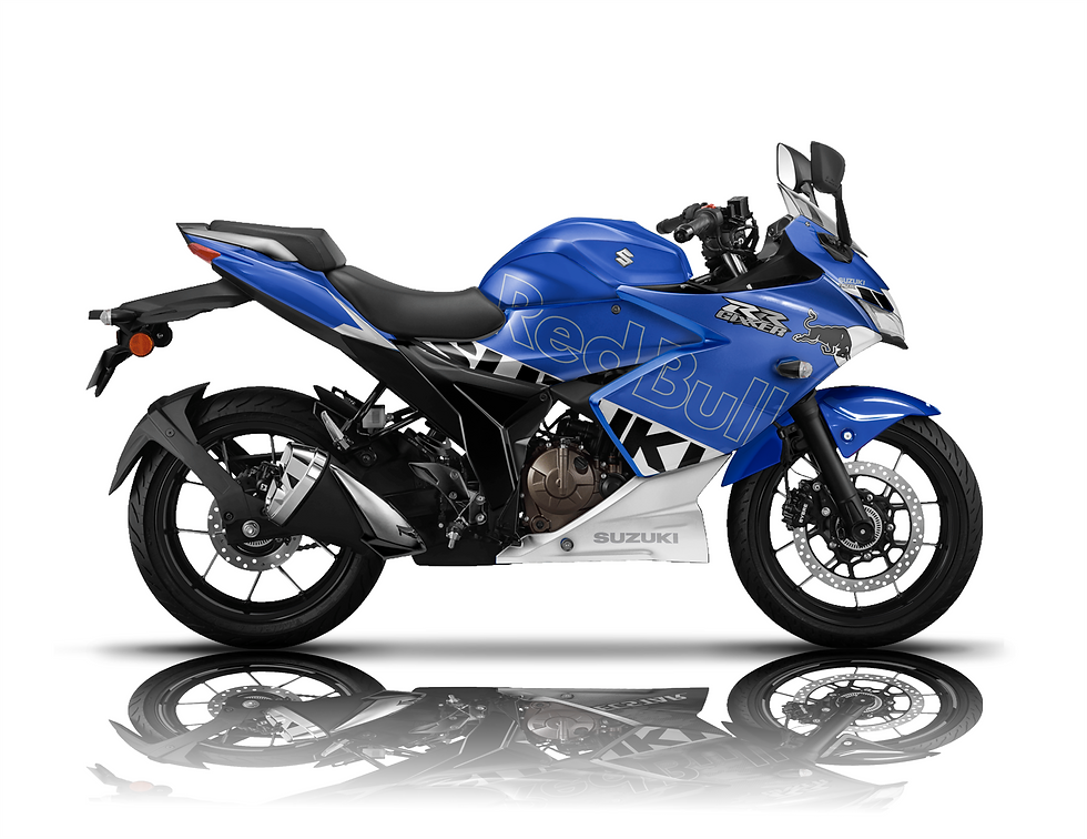 Miniatura: KIT GRÁFICO BLUE RED BULL RACING  GIXXER SF 250
