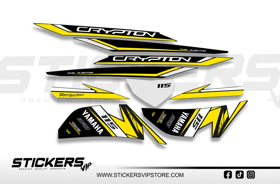 Miniature : Calcomanías tipo original CRYPTON FI 2023