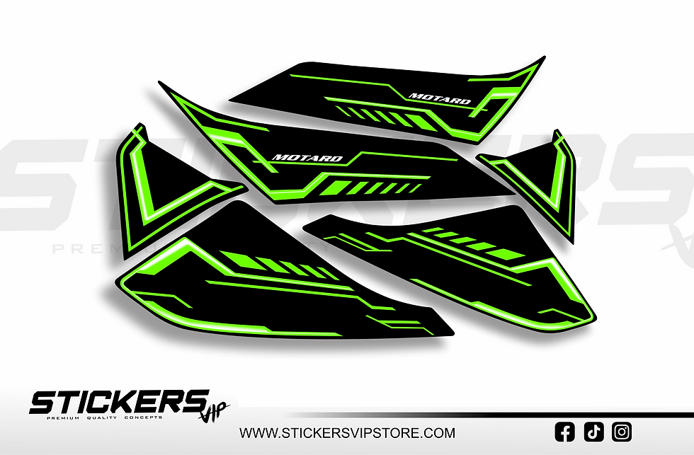 Thumbnail: Calcomanías tipo original YAMAHA BWS MOTARD 2018