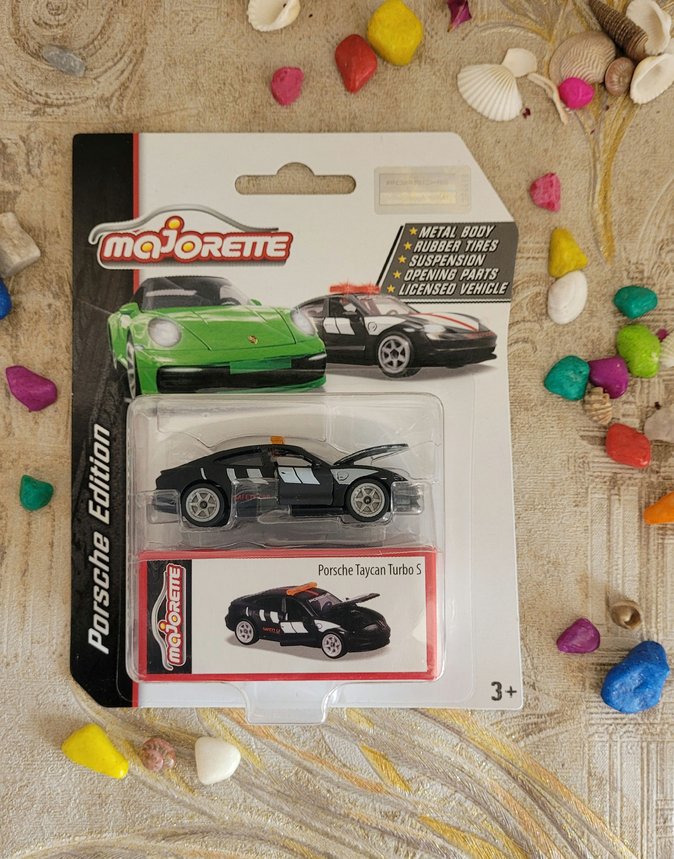 Majorette Porsche Edition - Porsche Taycan Turbo S (Black)