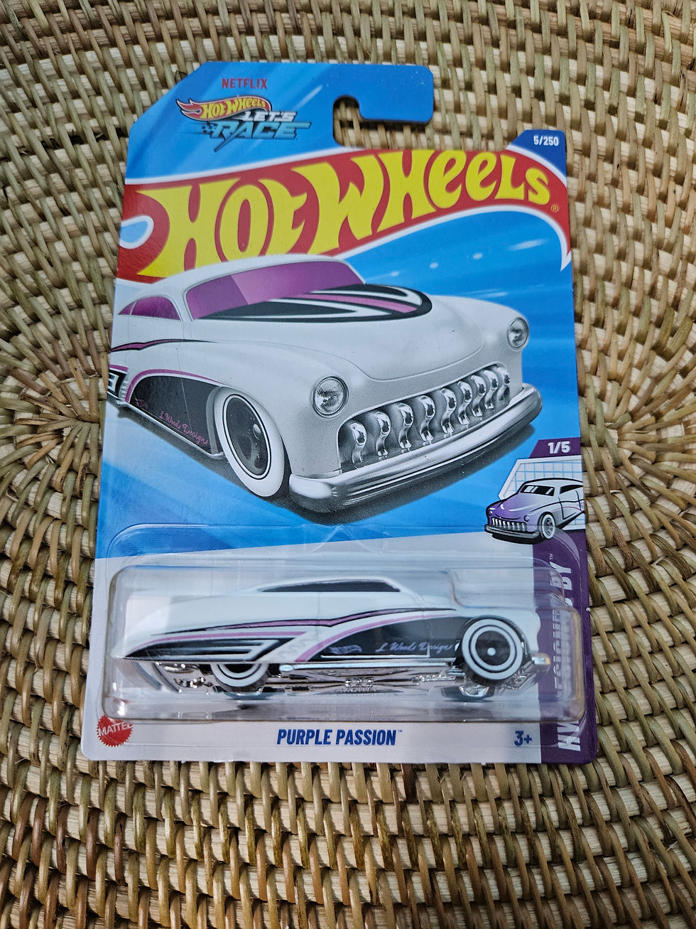 Imported - Hotwheels Purple Passion White 5/250
