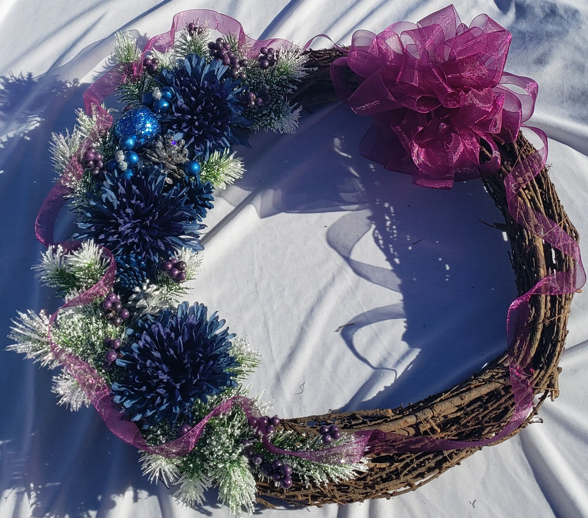 Winter - Blue Freeze Wreath