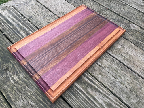 XWAG PRODUCTS X-TAGE PERPLE RESIN×WALNUT Dining resin table purple with glowing resin, walnut wood - Fine