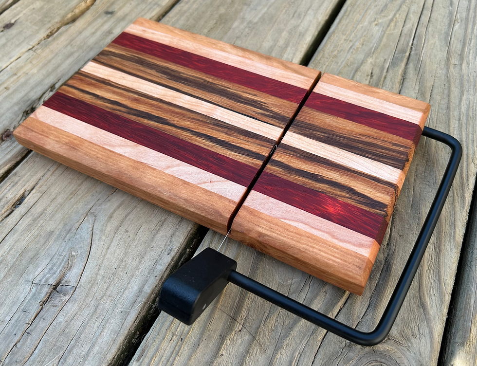 Cherry, Maple, Padouk & Zebrawood