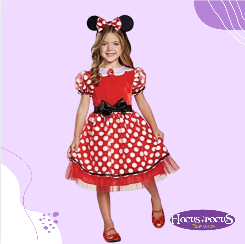 minnie mouse rojo EUA t6